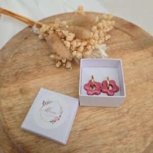 Léana rose foncé pailleté