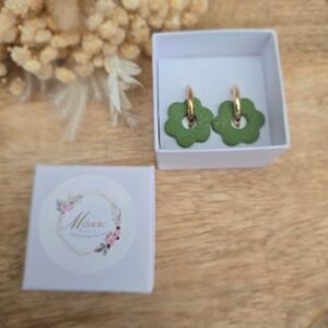 Léana Vert Olive Effet Lierre