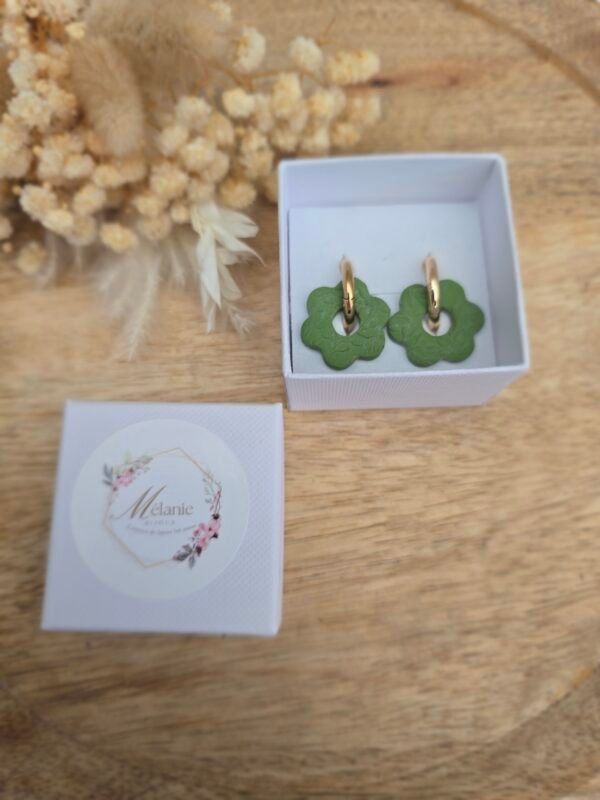 Léana Vert Olive Effet Lierre