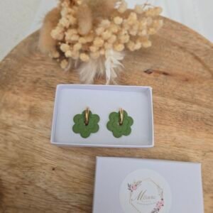 Zélia Vert Olive Effet Lierre