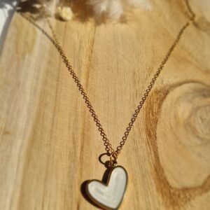 Collier Coração Blanc