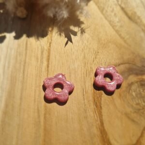 Léana rose foncé pailleté