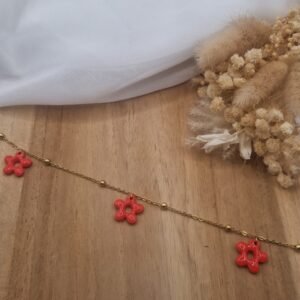 Collier Alba Coquelicot