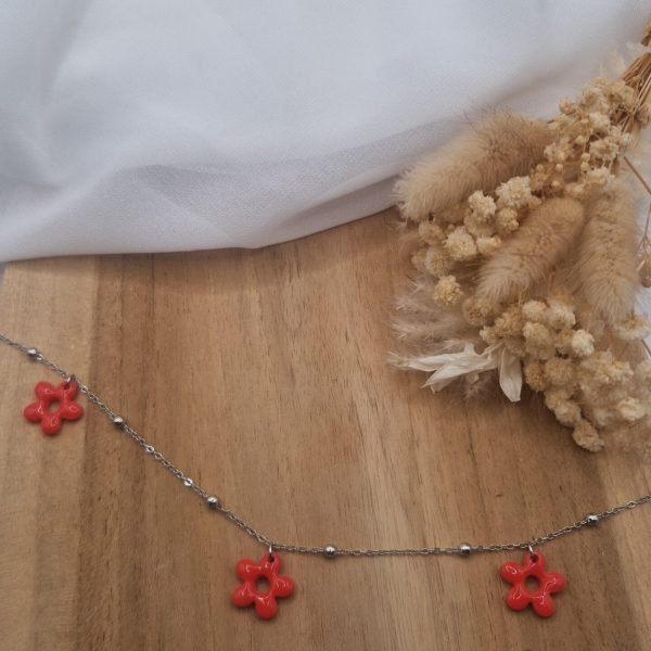 Collier Alba Coquelicot